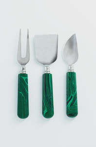 Gift: Bianca Lorenne Cheese Set - Emerald