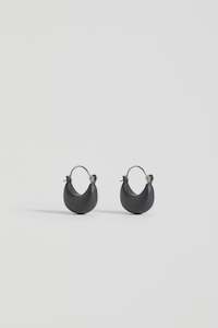 Elk Ellik Short Hoop Earring - Black