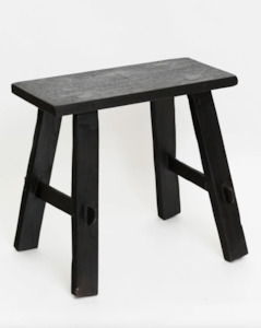 Bear & Fox Teak Bench Medium - Black