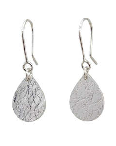 Aurelium Teardrop Earrings - Silver