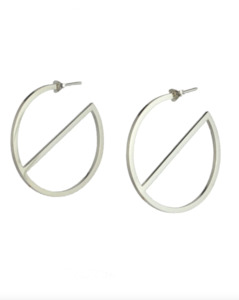 Aurelium Slice Earrings - Sterling Silver