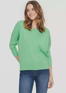 Saint Tropez Mila Round Neck Pullover - Absinthe Green