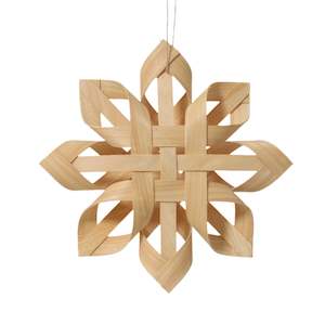 Robert Gordon Woven Snowflake Decoration - Medium