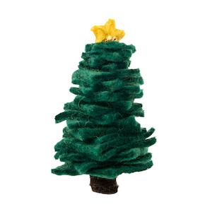 Gift: Nepalese Felted Decoration - Tree