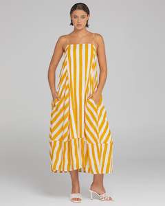 Boom Shankar Sami Dress - Tropical Stripe