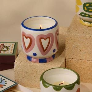 Gift: Paddywax A Dopo Hearts Candle - Rosewood Vanilla