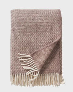 Gift: Klippan Lima Woven Lambswool Blanket - Sand