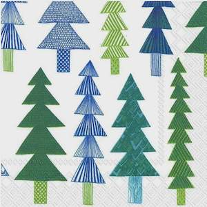 Gift: Marimekko Napkins - Kuusikossa Green