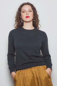 Dalston Kate Crew Sweater -  Forest