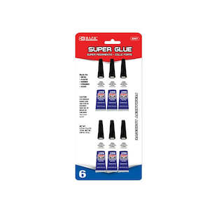 Dollar: BAZIC Super Glue (6/Pack) (Product Of USA)