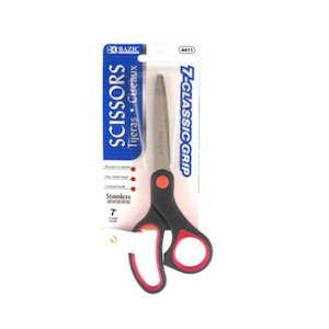 BAZIC 7" Classic Grip Stainless Steel Scissor (Product Of USA)