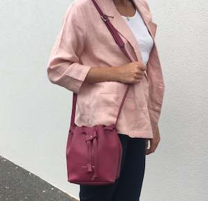 Handbag: GW1 Bucket Bag Small Magenta Limited Edition