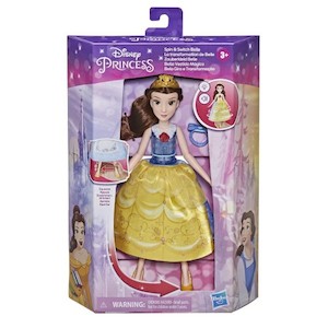 Disney Princess Spin & Switch Belle Doll - GoodWishBox