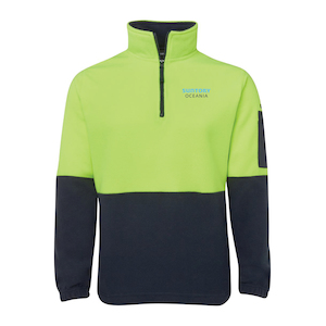 JB's Hi Vis 1/2 Zip Polar Fleece