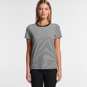 Screen printing: Womens Bowery Stripe Tee