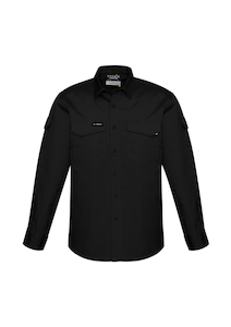 Screen printing: ZW400 Mens Rugged Cooling L/S Shirt