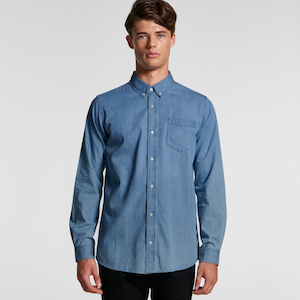 Screen printing: Denim Mens Shirt