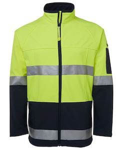 6D4LJ Hi Vis (D+N) Softshell Jacket