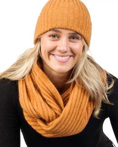 Ginger Ribbed Loop Scarf - NX861