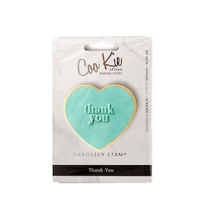 Cake: Coo Kie Embosser Stamp - Thank You