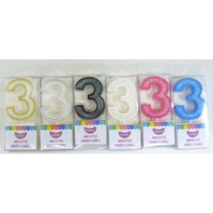 GoBake Candles - Mini Number 3