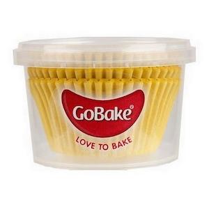 GoBake Baking Cups - Yellow (pack of 72)