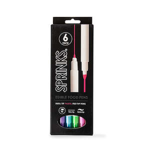 Sprinks Edible Pen Set - Pastel Pack (Pack of 6)