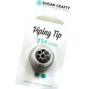 Cake: Sugar Crafty Piping Tip #234 Grass