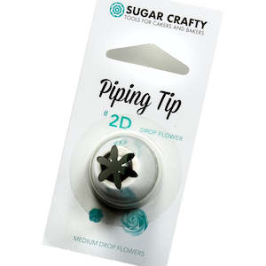 Cake: Sugar Crafty Piping Tip #2D Drop Flower