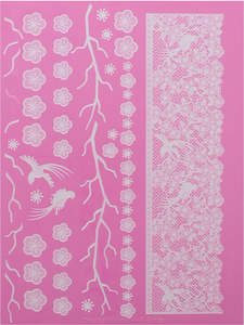 Cake Lace Mat - Oriental Blossom & Birds