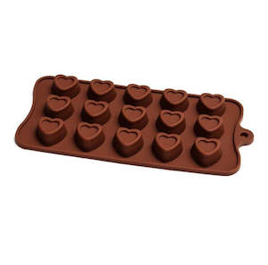 Cake: Embossed Heart Silicon Chocolate Mould