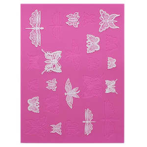 Cake Lace Mat - Beautiful Butterflies