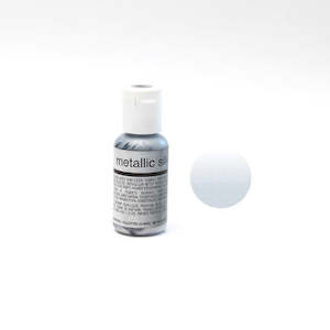 Chefmaster Airbrush Colour - Metallic Silver 19g