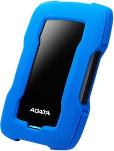 2TB ADATA HD330 USB 3.2 Gen 1 Durable External HDD Blue