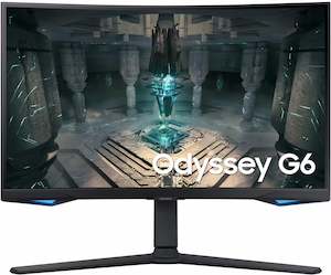 Computer peripherals: 27" Samsung Odyssey G6 1440p 240Hz 1ms FreeSync Premium Pro HDR Curved Smart Gaming Monitor