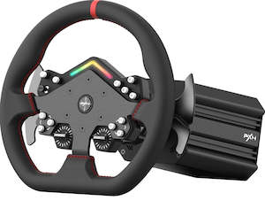 PXN V12 Lite Premium Wheel Base & Racing Wheel (Switch, PC, PS5, PS4, Xbox Serie…