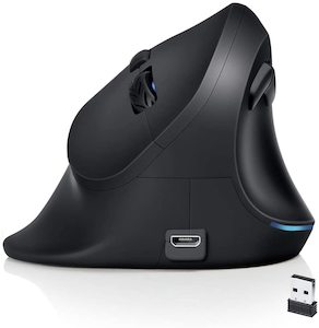 Computer peripherals: Wireless Ergonomic Mouse - Black