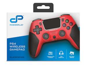 PowerPlay PS4 Wireless Controller (Red) (PC, PS4)