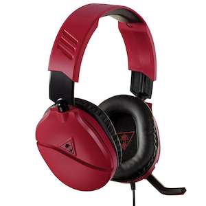 Turtle Beach Ear Force Recon 70 Stereo Gaming Headset (Red) (Switch, PC, PS4, Xbox One)