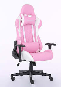 Computer peripherals: Playmax Elite Gaming Chair Pink and White