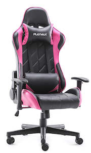 Playmax Elite Gaming Chair - Pink and Black