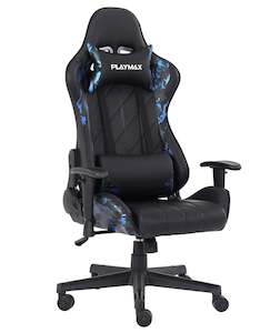 Playmax Elite Gaming Chair - Blue Camo