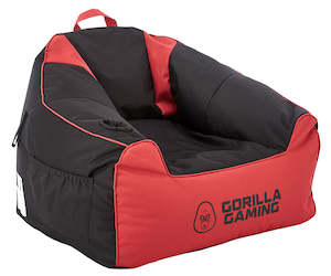 Computer peripherals: Gorilla Gaming Pro Bean Bag - Black/Red