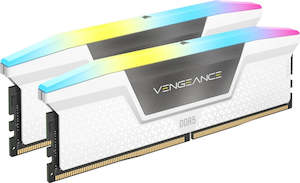 32GB Corsair Vengeance RGB DDR5-6400 (2x16GB) CL36 Dual RAM Kit White