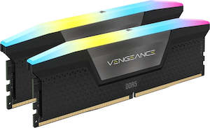 32GB Corsair Vengeance RGB DDR5-6000 (2x16GB) CL36 Dual RAM Kit Black