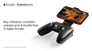 SteelSeries Nimbus+ Wireless iOS Gaming Controller