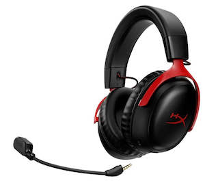 HyperX Cloud III Wireless Gaming Headset (Black & Red) (PC, PS5, PS4)