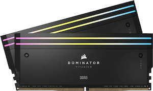 Computer peripherals: 32GB Corsair Dominator Titanium RGB DDR5-7200 (2x16GB) CL34 Dual RAM Kit Black