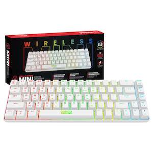 Computer peripherals: Gorilla Gaming Mini Wireless Mechanical Keyboard - White