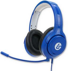 Computer peripherals: LucidSound LS10X Wired Stereo Gaming Headset with Mic (Shock Blue) (PC, Xbox Series X, Xbox One)